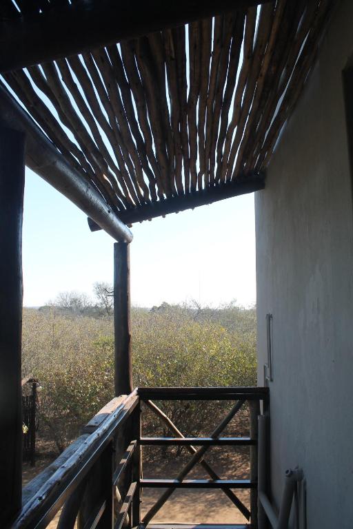 Balkón nebo terasa v ubytování Kruger Bush Retreat