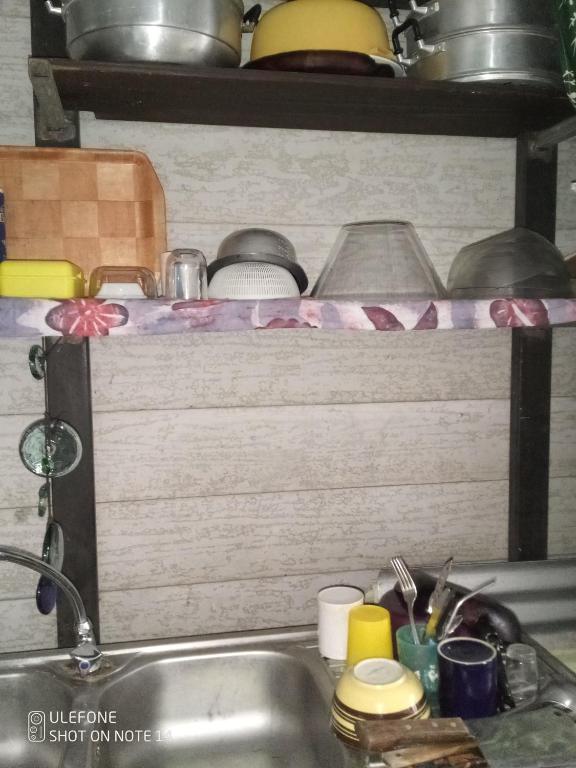 Kuchyň nebo kuchyňský kout v ubytování Chez Hina no Pacifica