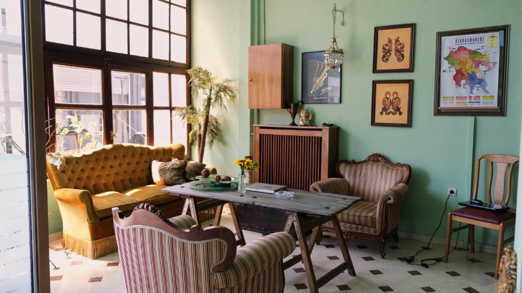 Posezení v ubytování Leto Hotel