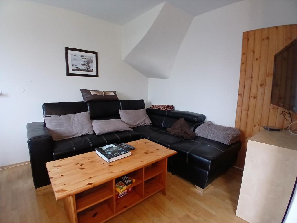 Posezení v ubytování Guesthouse Tálknafjörður