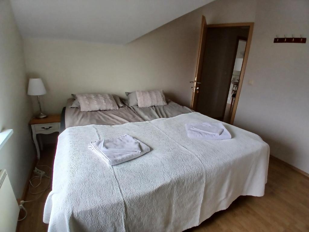 Postel nebo postele na pokoji v ubytování Guesthouse Tálknafjörður