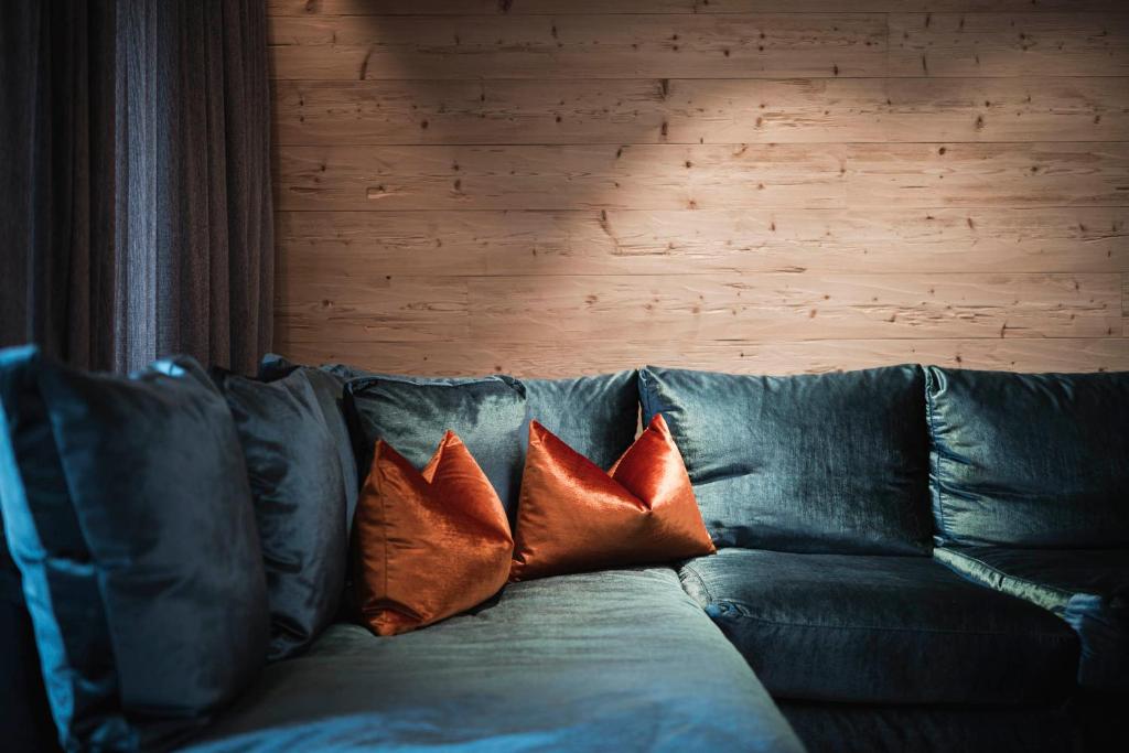 Posezení v ubytování Chalet Yak Häusl - Sauna & Whirlpool