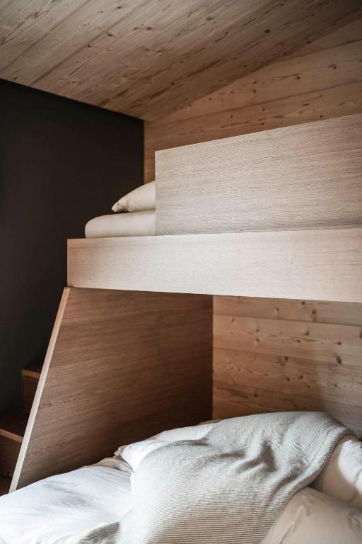 Postel nebo postele na pokoji v ubytování Chalet Yak Häusl - Sauna & Whirlpool