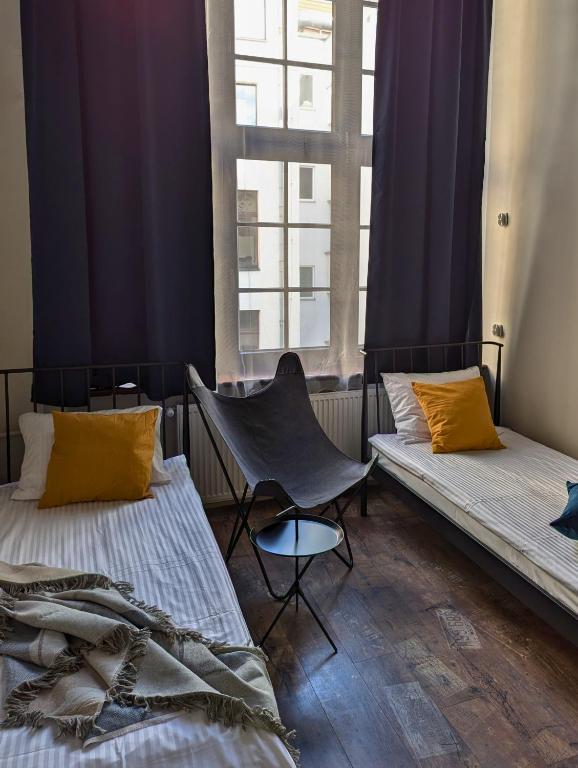 Istumisnurk majutusasutuses RYNEK 30 Hostel