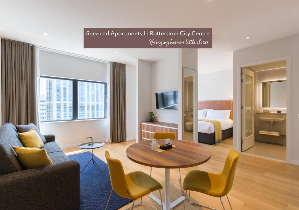 Posezení v ubytování PREMIER SUITES Rotterdam