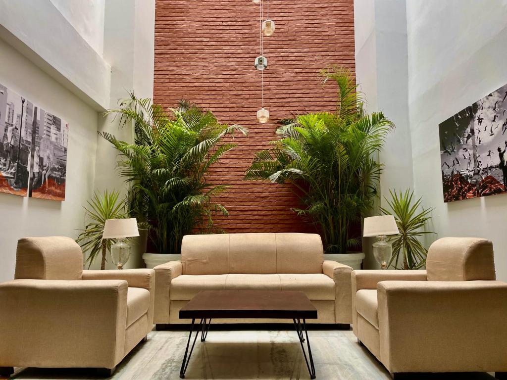 Fotografie z fotogalerie ubytování Firebrick Boutique Residences - AMETHYST HOUSE v destinaci Gurgáon