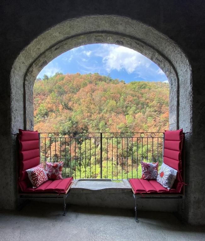 Nespecifikovaný výhled na hory nebo výhled na hory při pohledu z bed and breakfast