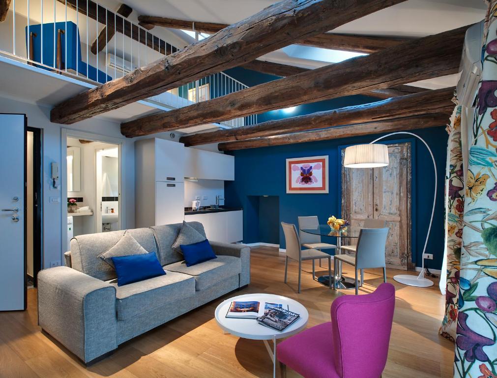 Posezení v ubytování Piazza Vittorio Suites
