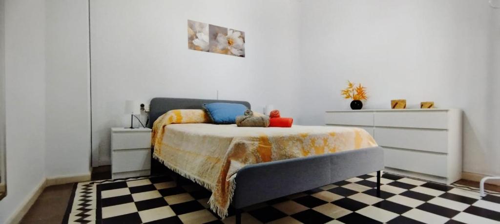 Postel nebo postele na pokoji v ubytování Velez Nazari Casa Molina