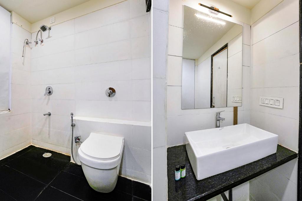 Koupelna v ubytování FabHotel The Nashik Inn - Nr Vijay Mamta Theatre, Nashik Road