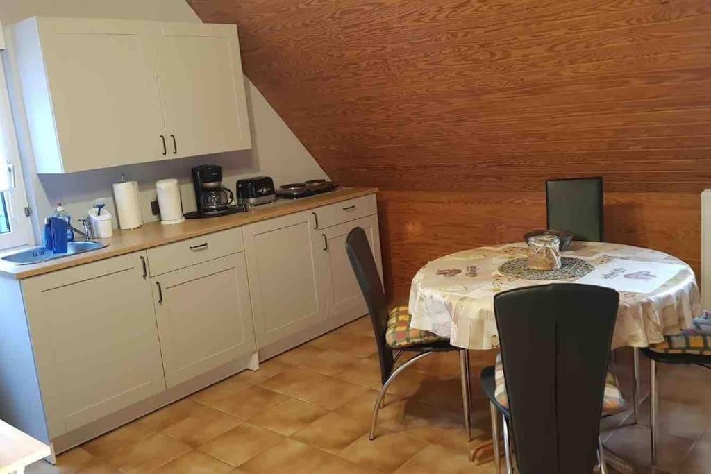 Kuchyň nebo kuchyňský kout v ubytování Tati's Ferienwohnung