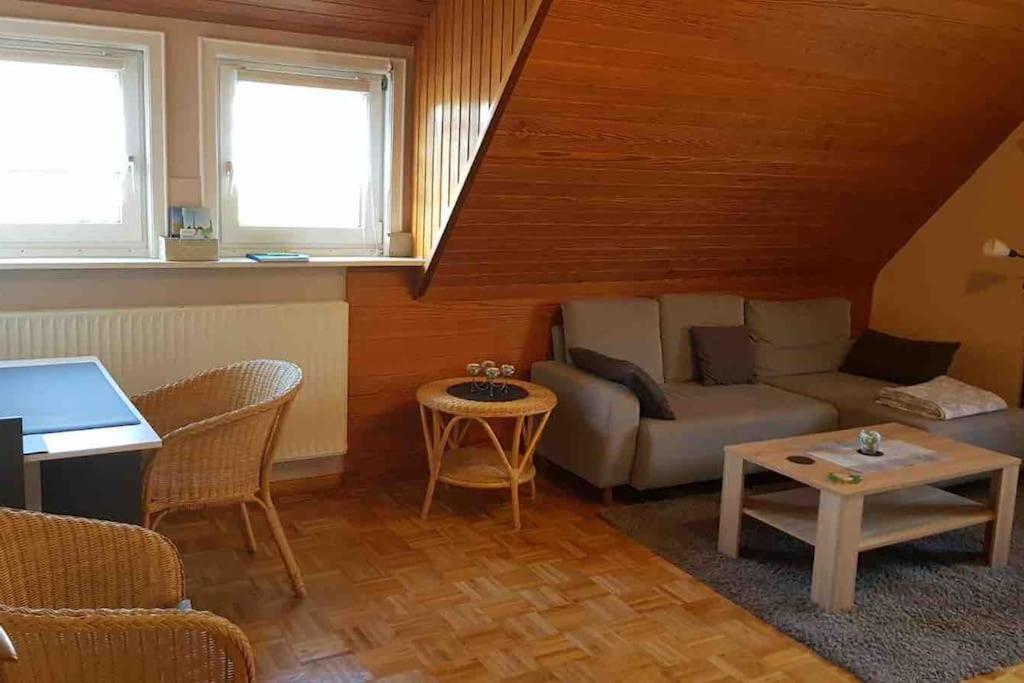 Posezení v ubytování Tati's Ferienwohnung