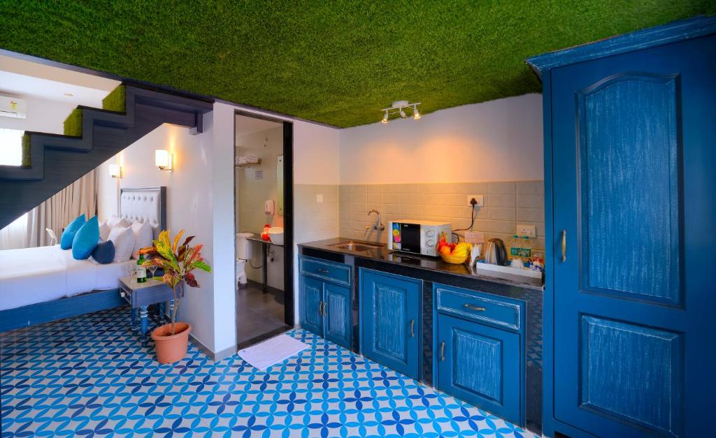 Köök või kööginurk majutusasutuses TreeHouse Nova