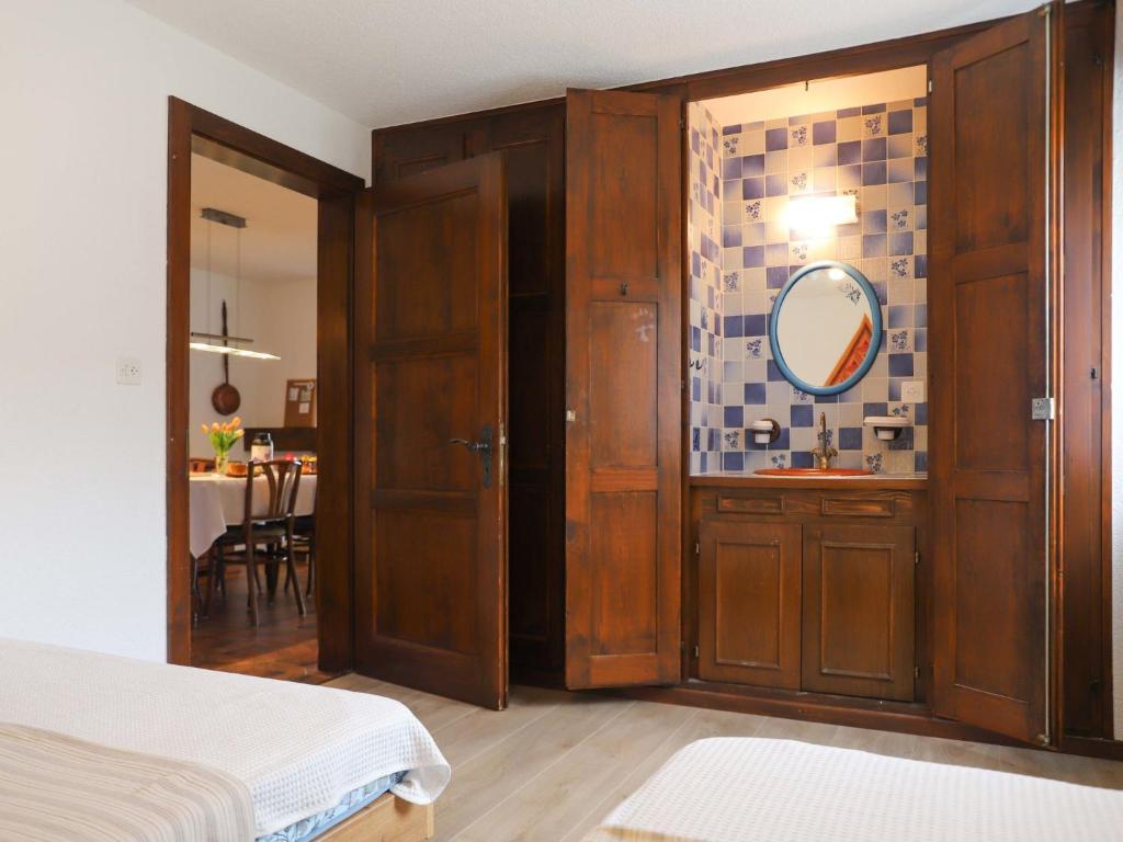 Postel nebo postele na pokoji v ubytování Apartment Lichen 4 by Interhome