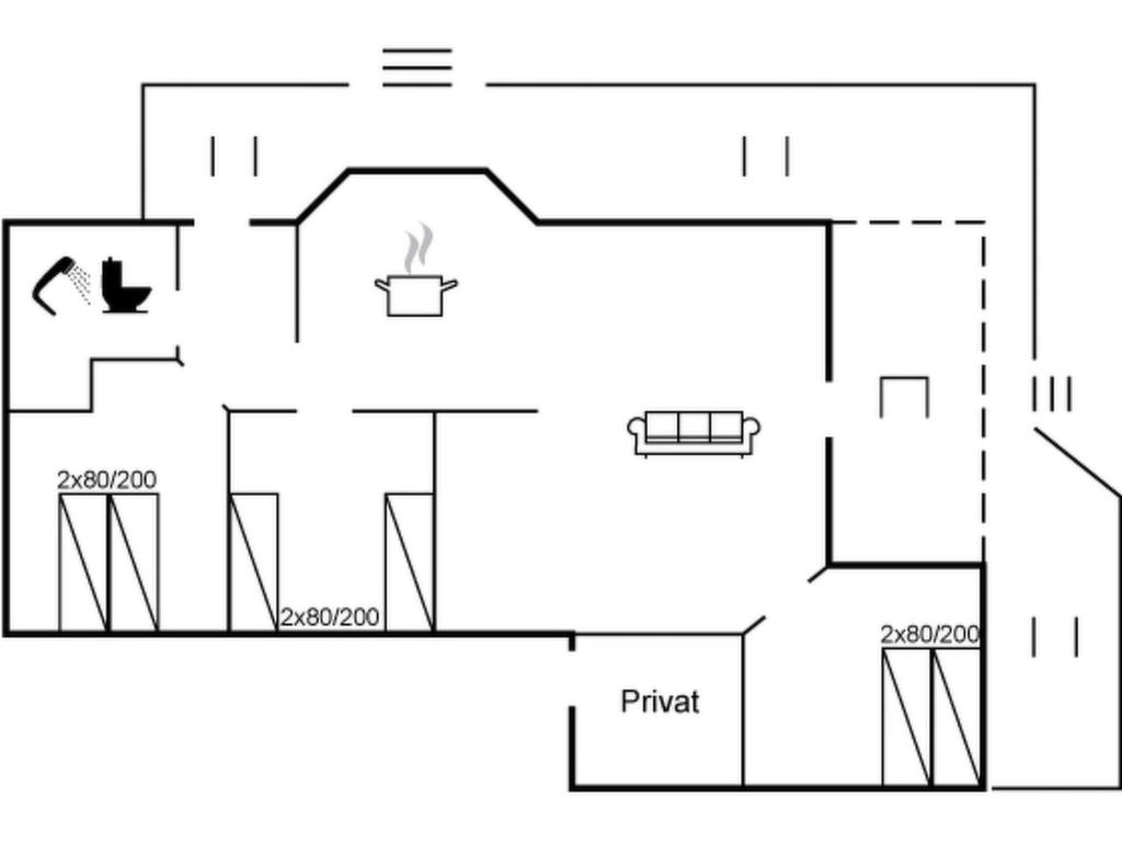 Půdorys ubytování Holiday Home Alethe - 1km from the sea by Interhome