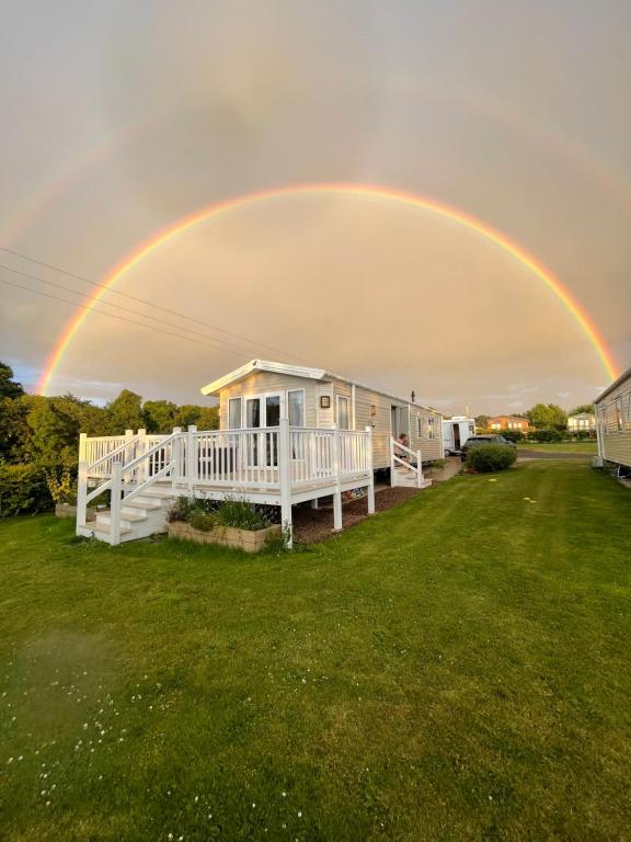 Zahrada ubytování Luxury Lodge in Seton Sands, Willerby Sheraton