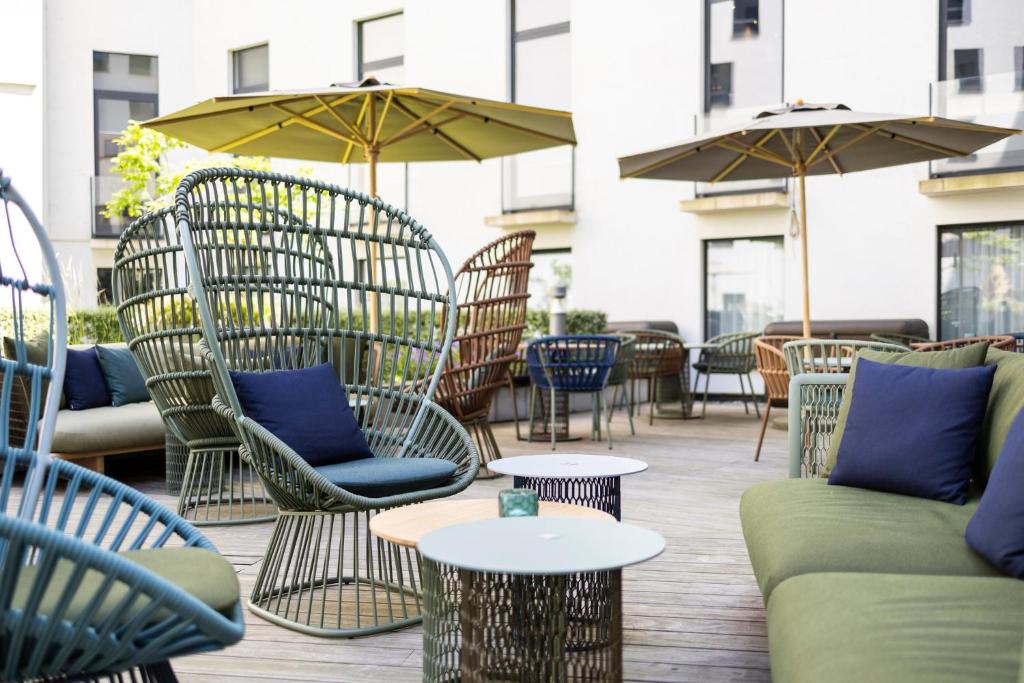 Posezení v ubytování Motel One Brussels