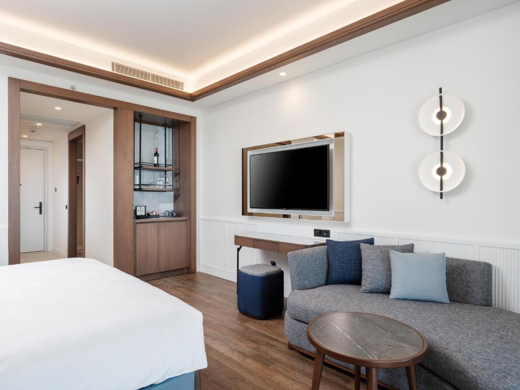 Postel nebo postele na pokoji v ubytování Anda Barut Collection - Ultra All Inclusive