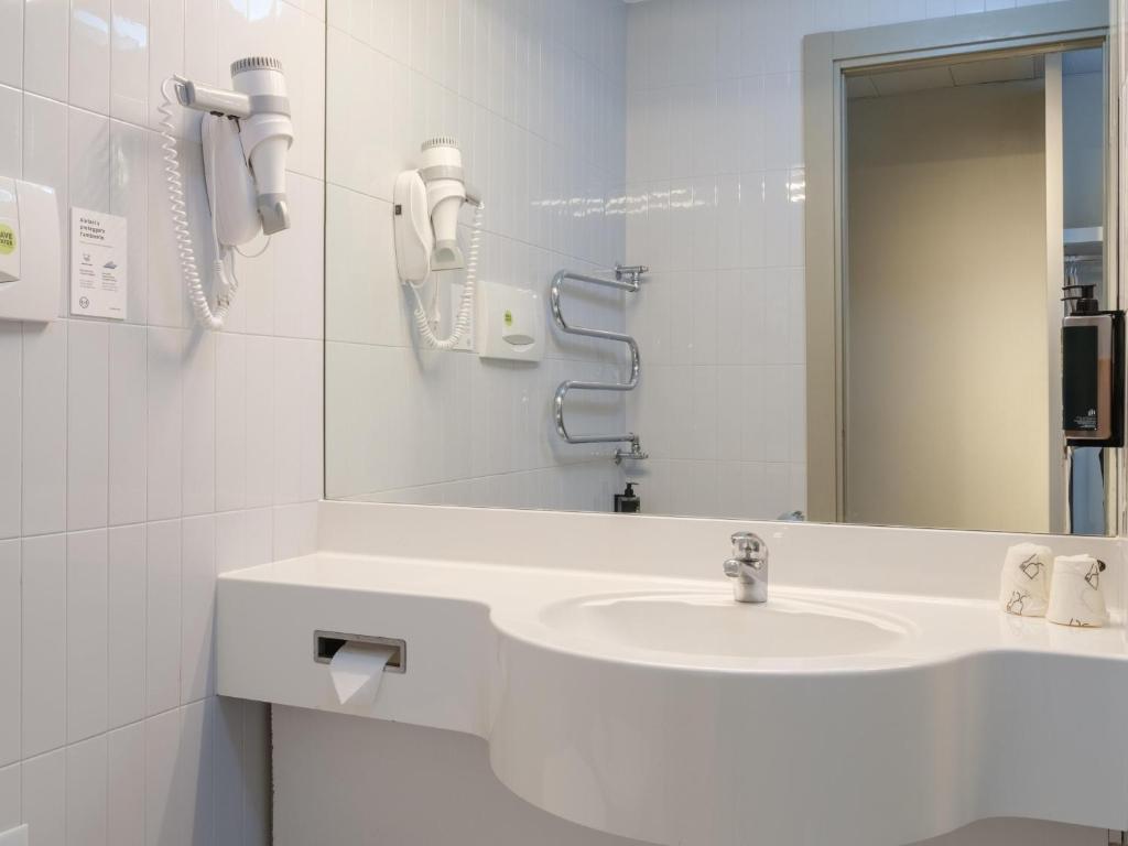 Koupelna v ubytování B&B Hotel Ferrara