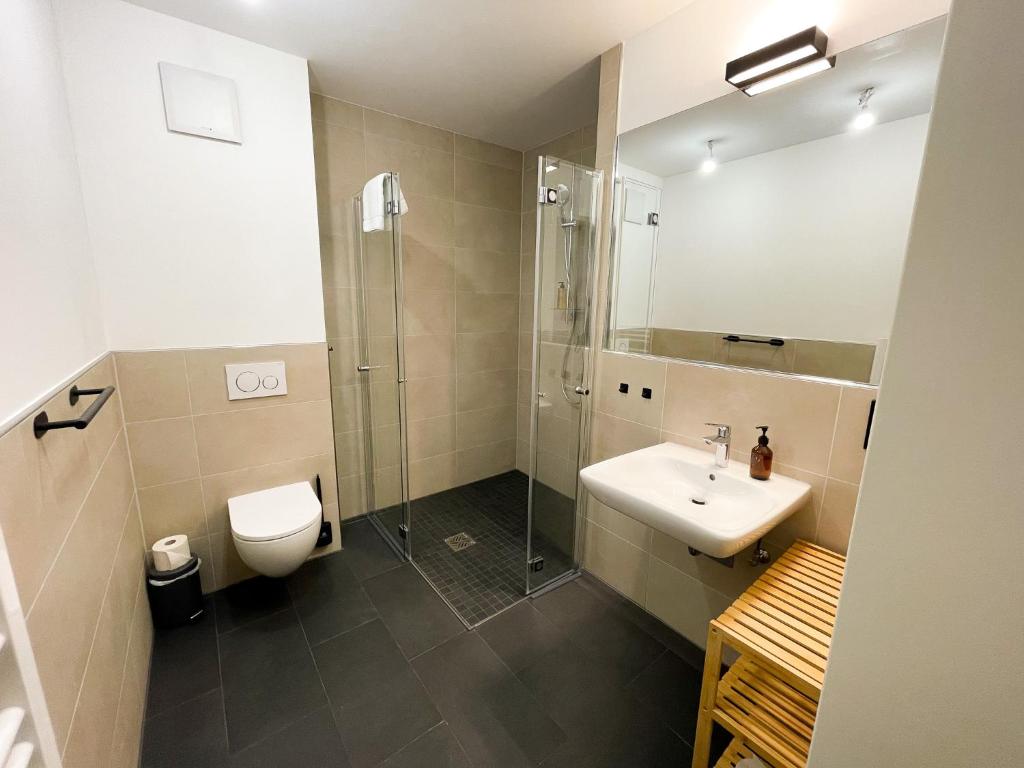 Koupelna v ubytování HOLI City Apart Hotel Berlin