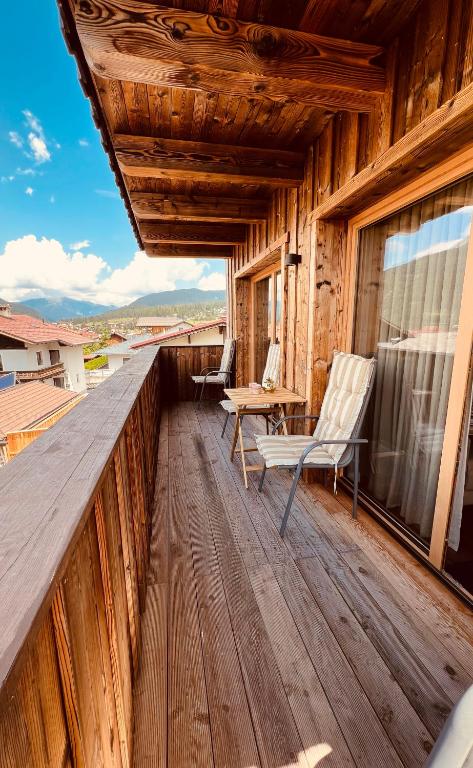Balkón nebo terasa v ubytování Chic lodge-apartments