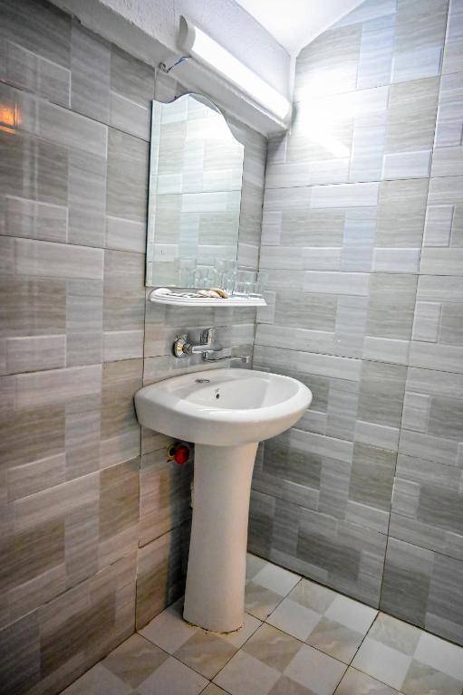Koupelna v ubytování Hotel OBELISC
