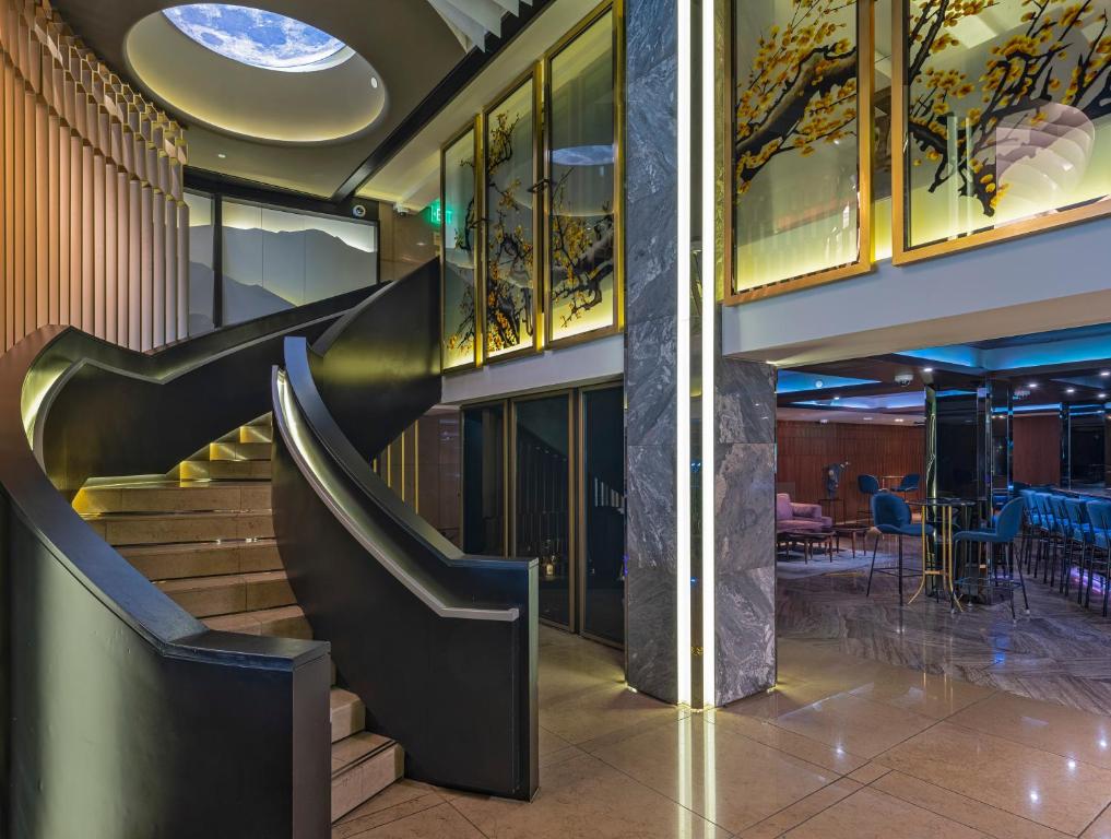 Posezení v ubytování Hotel Fusion, a C-Two Hotel