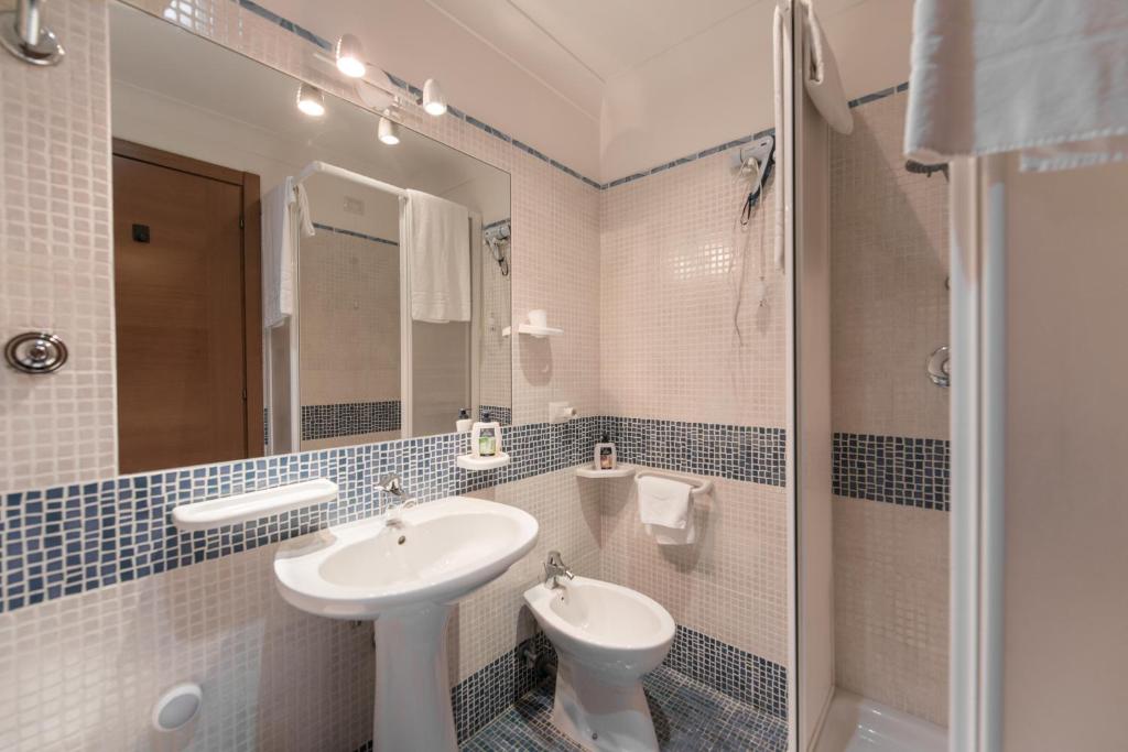 Kúpeľňa v ubytovaní Rifugio Di Roma