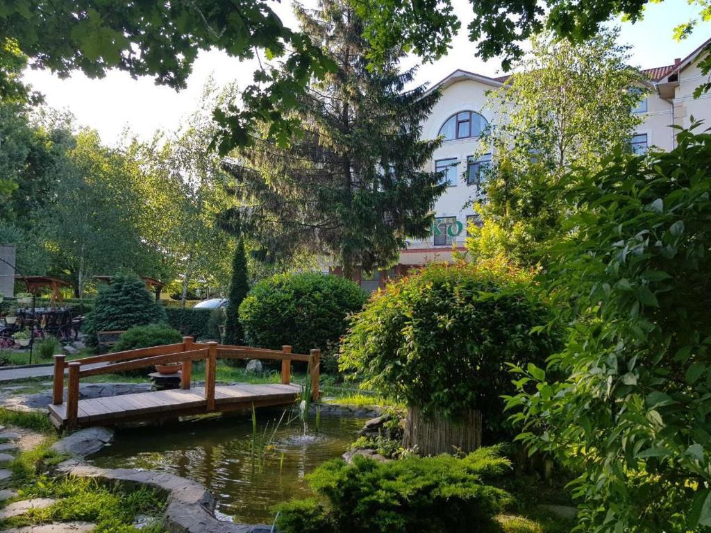 Zahrada ubytování Hotel Helikon