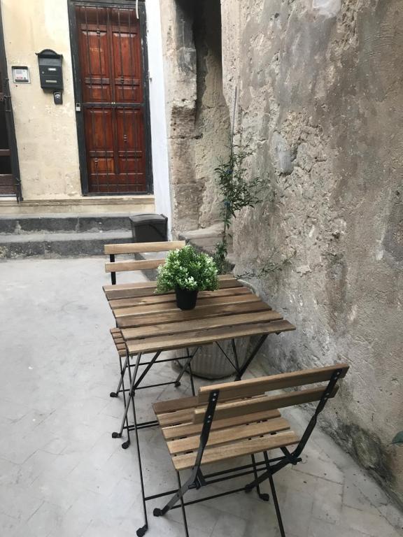 Patio alebo iná vonkajšia časť ubytovania Casa ARETUSKA