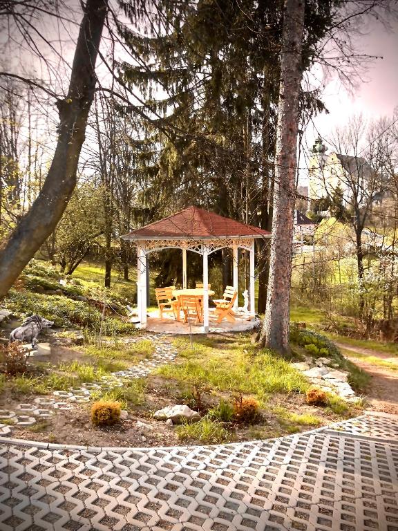 Zahrada ubytování Slow life Karkonosze