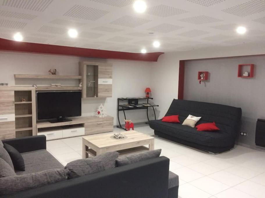 Posezení v ubytování Spacieux appartement dans le vignoble