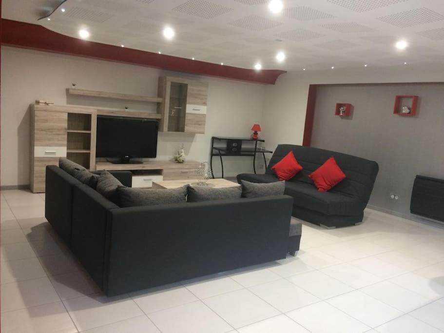 Posezení v ubytování Spacieux appartement dans le vignoble