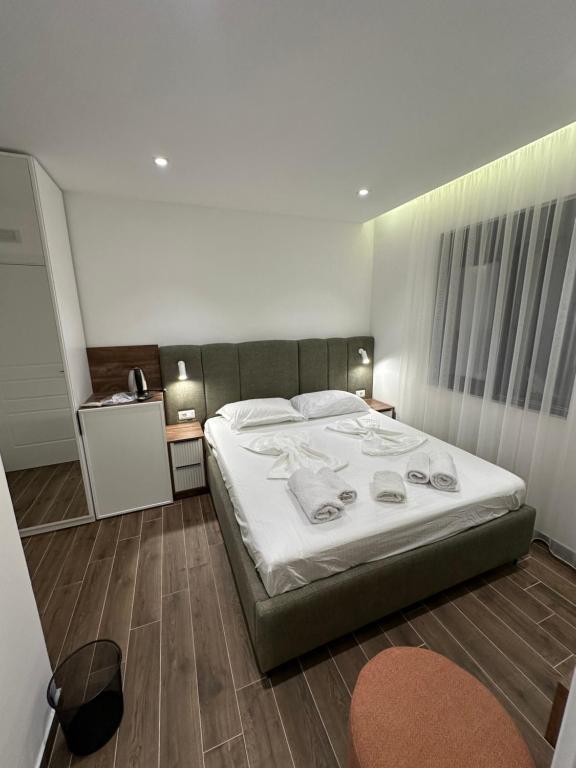 Postel nebo postele na pokoji v ubytování Villa Marmo