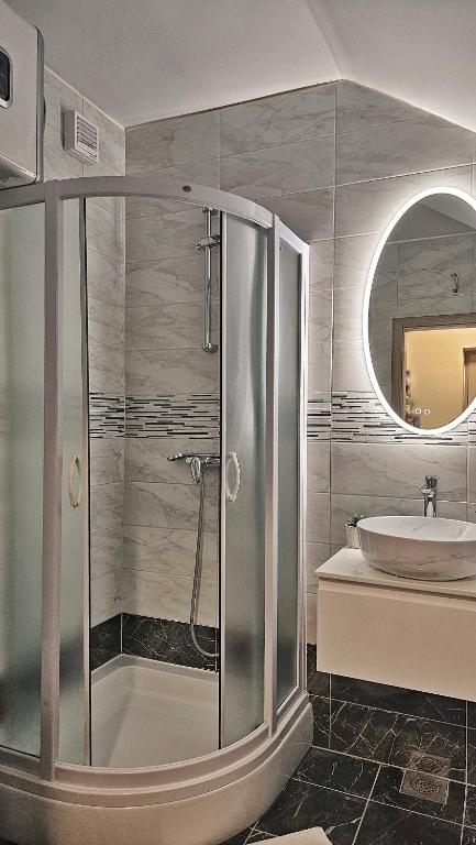 Ванная комната в Luxury oaza Novalja
