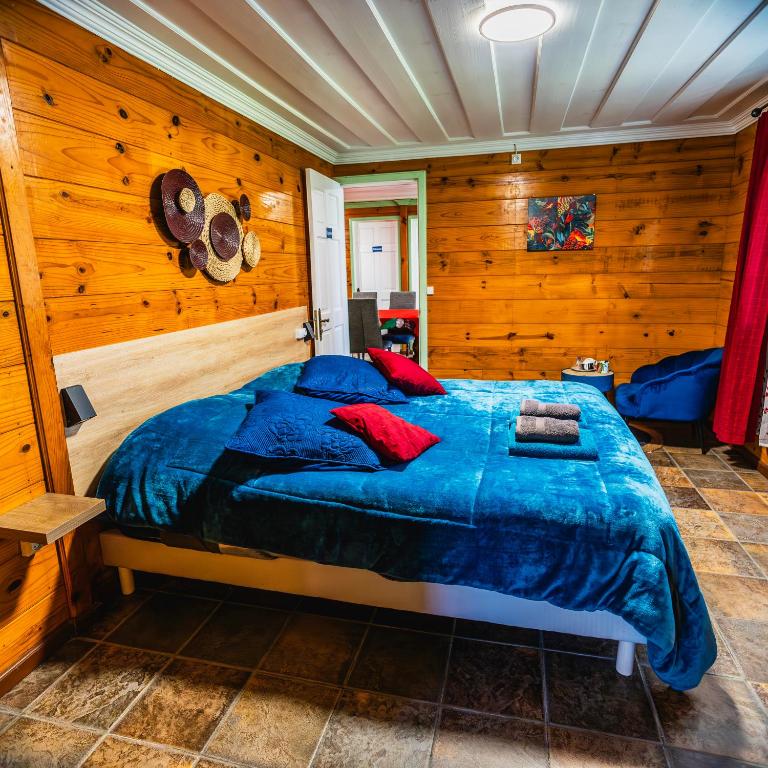 Postel nebo postele na pokoji v ubytování La Campierelle