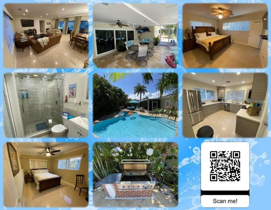 Deerfield Beach heated pool house - Huis Met Drie Slaapkamers