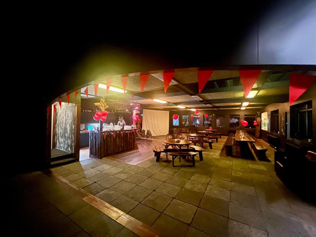Restoran või mõni muu söögikoht majutusasutuses Fisherinn Guesthouse