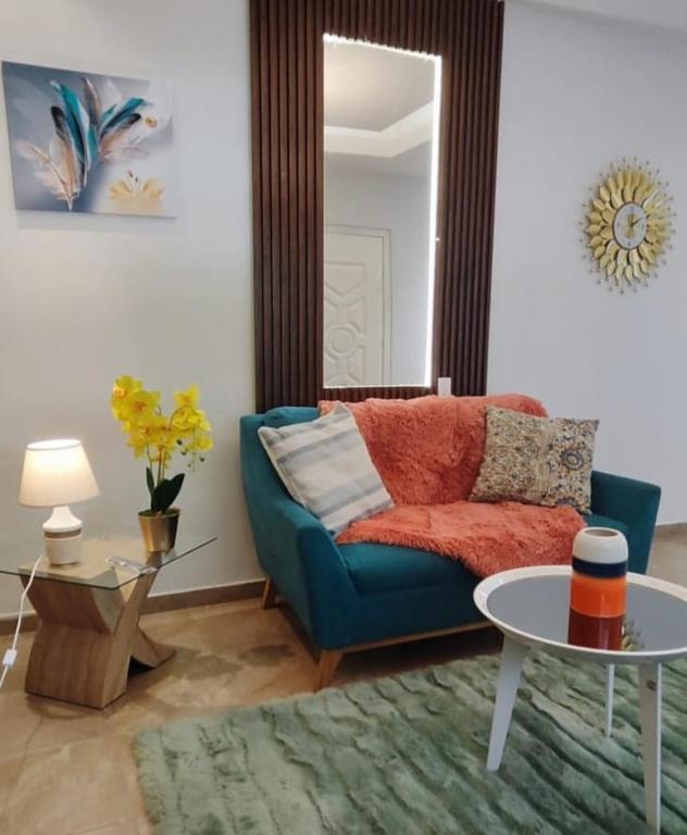 Posezení v ubytování Hermoso apartamento a 2 minutos de la feria de David