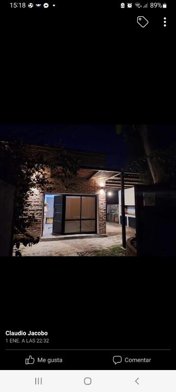 a picture of a building with a large window at La tranquera in La Paz