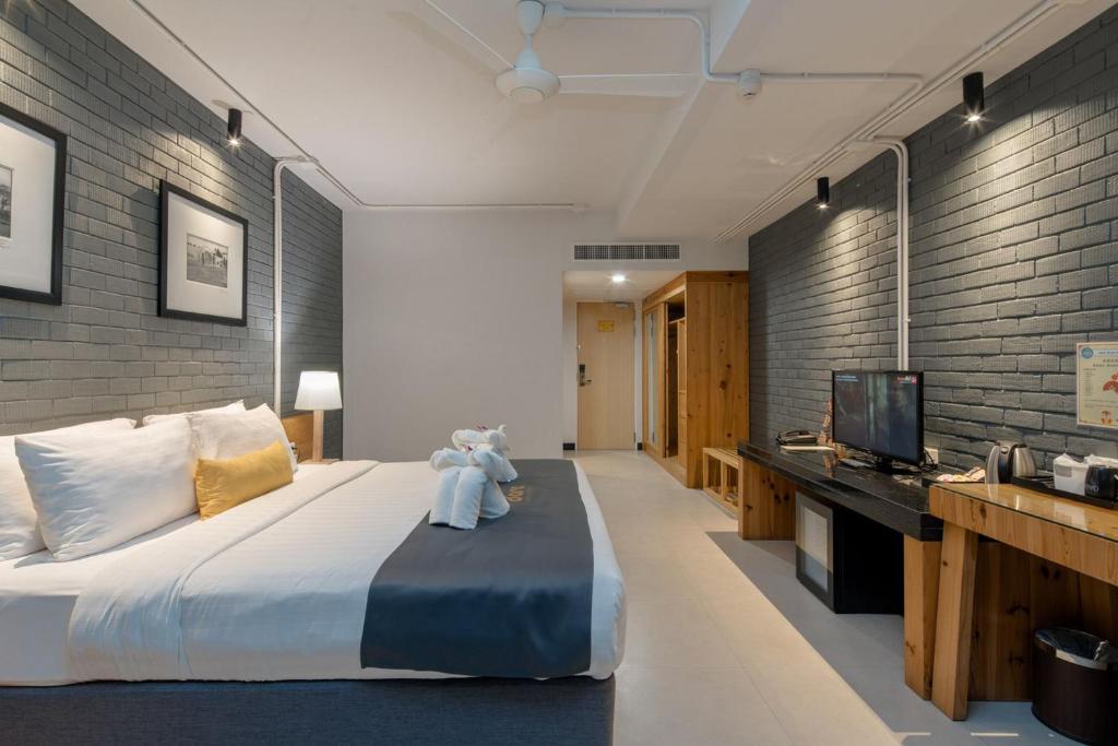 TV a/nebo společenská místnost v ubytování DARA Hotel - SHA Plus