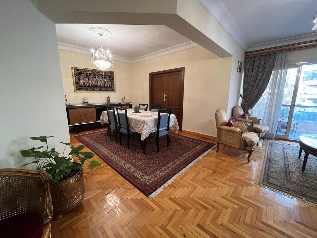 Posezení v ubytování Large apartment for families