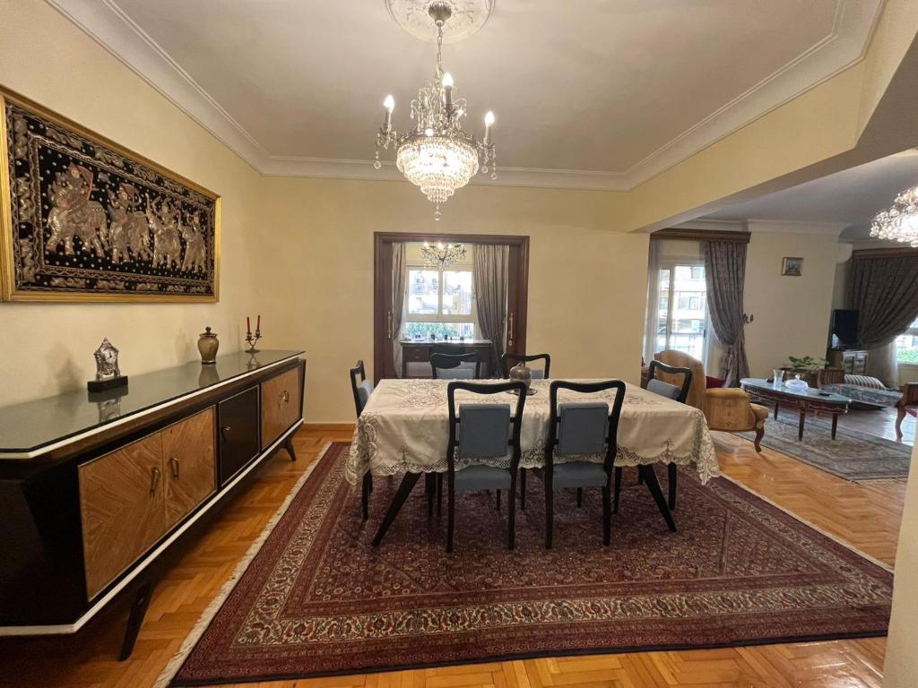 Posezení v ubytování Large apartment for families