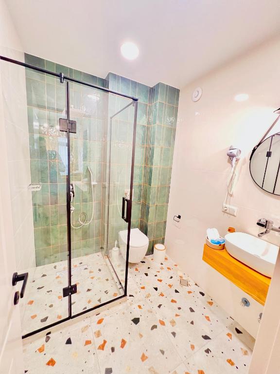 Vannituba majutusasutuses Mohika Boutique Aparthotel
