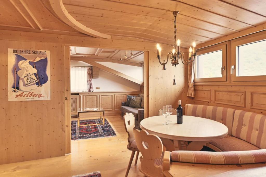 Posezení v ubytování Haus Flexen rooms & apartments