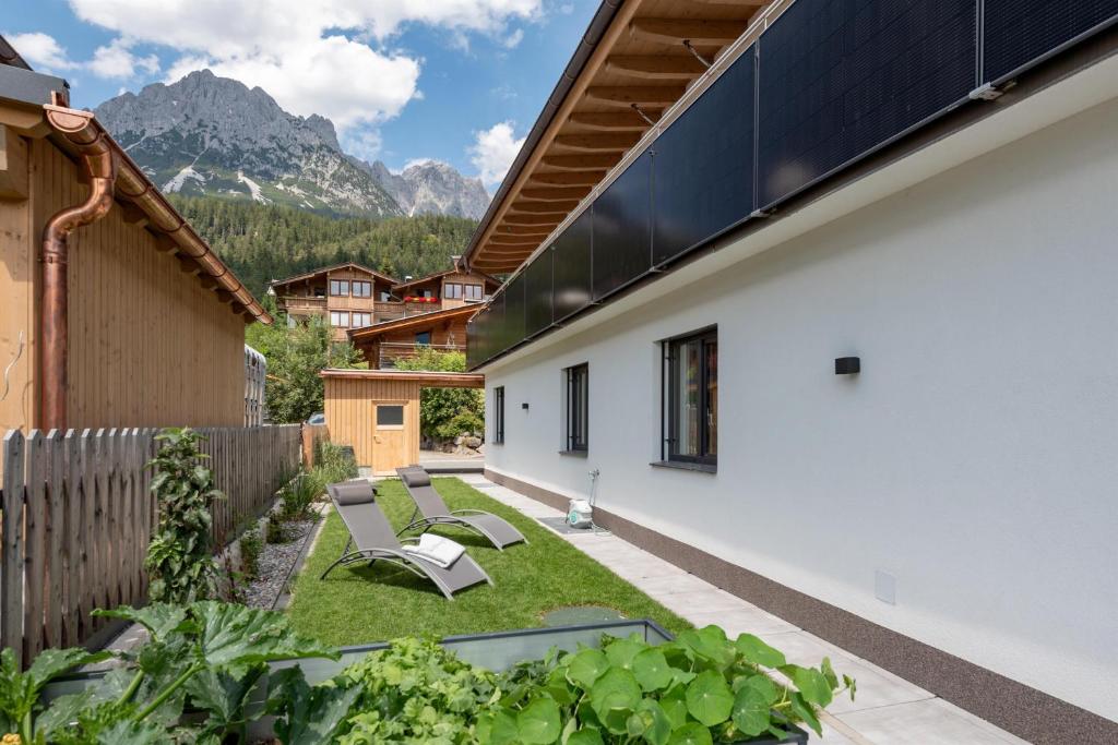 Nespecifikovaný výhled na hory nebo výhled na hory při pohledu z apartmánu