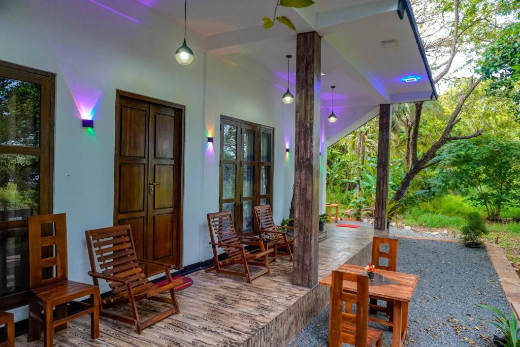 Zahrada ubytování Nature Lotus Villa