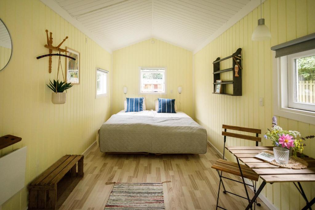 Postel nebo postele na pokoji v ubytování Danhostel Stevns Klint