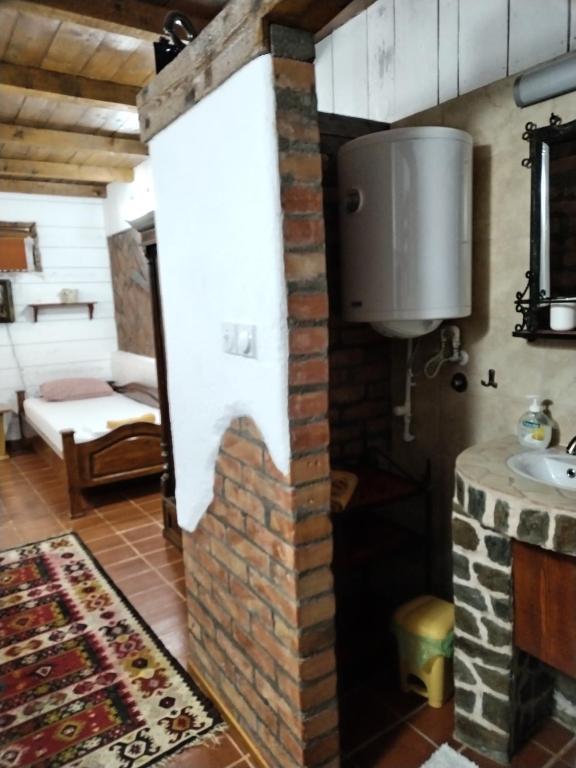Kuchyň nebo kuchyňský kout v ubytování Seosko turističko domacinstvo Imunsan