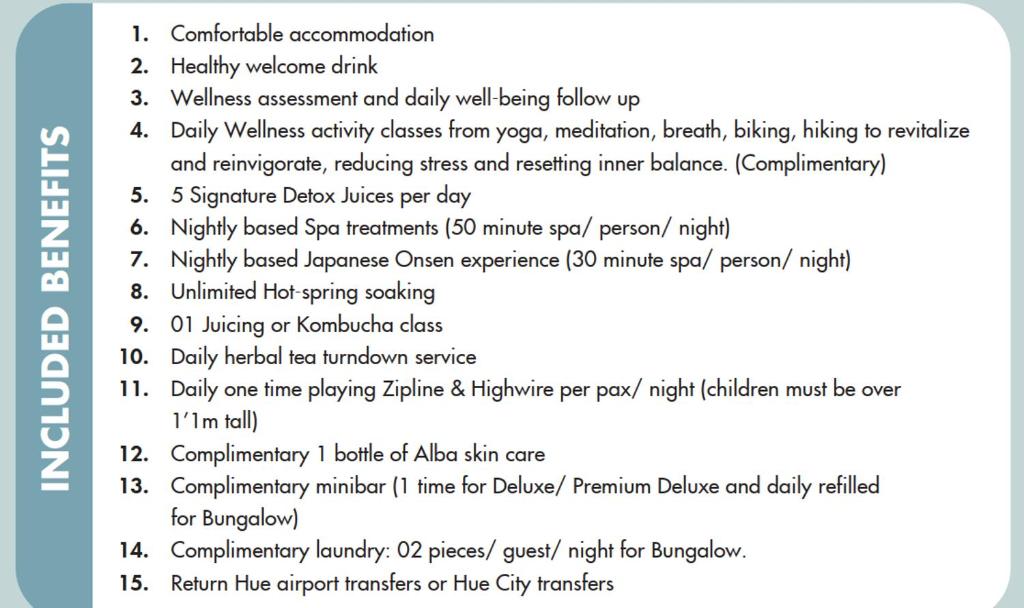One-Bedroom Bungalow - 5 Days Detox Yourself